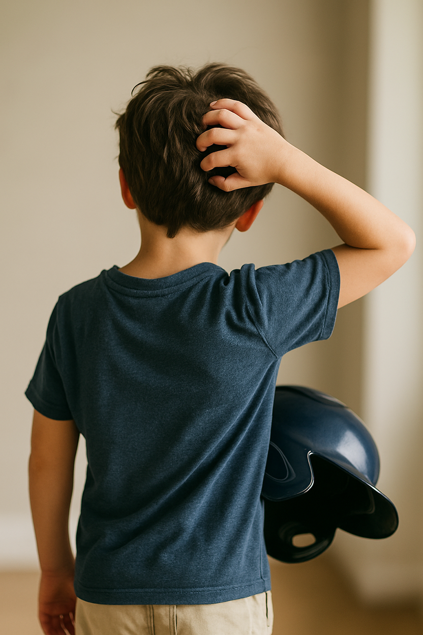 Lice can come from sharing helmets during sporting events